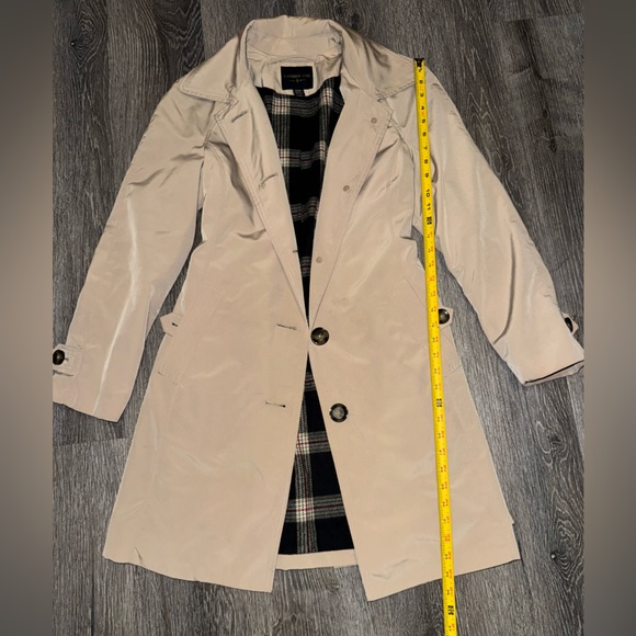 London Fog Spring/Fall Trench Style Raincoat Size Adult Medium - Picture 12 of 15